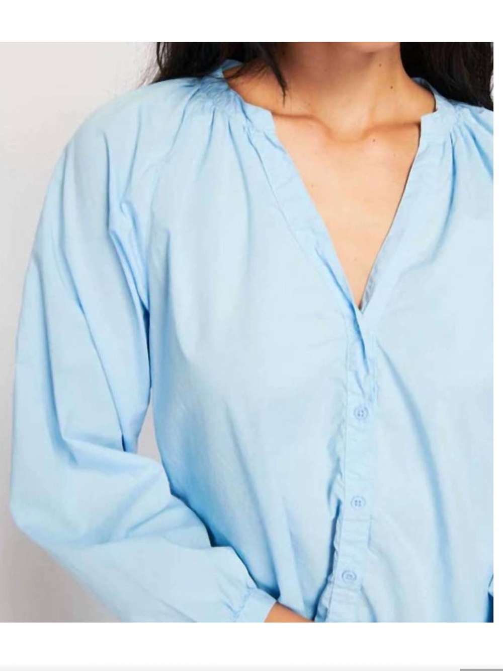 Nation LTD Desire Blouse in Light Blue